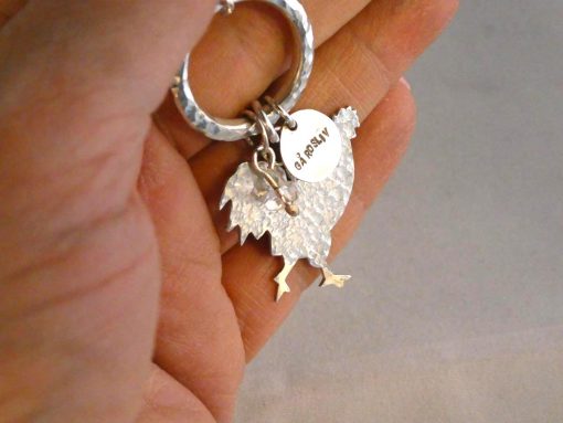 Lång kedja med tupp, halsband - Bild 2