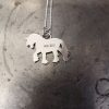 Handgjord sterlingsilver 925 Irish Cob/Tinker Gypsy horse