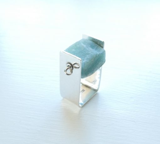 Fyrkant med Aquamarin - Bild 4