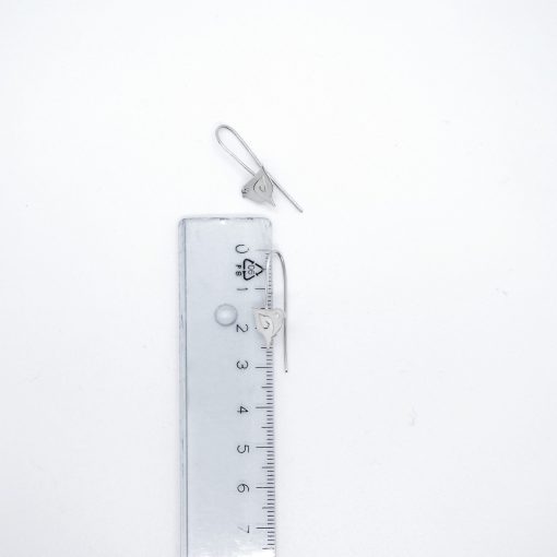 Örhängen med Fågel i silver - Bild 4