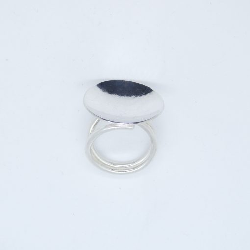 Ring med Parabol i Silver