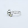Silverring omlott Peridot - Bild 2