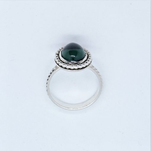 Ring med grön turmalin - Bild 5